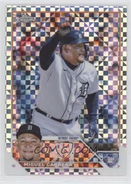 2023 Topps Chrome - [Base] - X-Fractor #164 - Miguel Cabrera