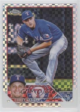 2023 Topps Chrome - [Base] - X-Fractor #45 - Corey Seager