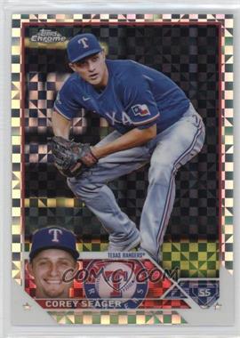 2023 Topps Chrome - [Base] - X-Fractor #45 - Corey Seager