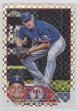 2023 Topps Chrome - [Base] - X-Fractor #45 - Corey Seager