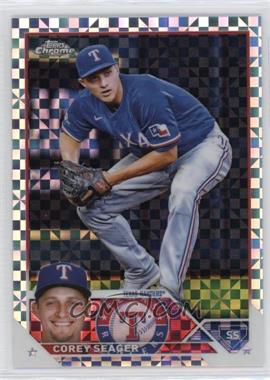 2023 Topps Chrome - [Base] - X-Fractor #45 - Corey Seager