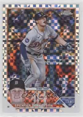 2023 Topps Chrome - [Base] - X-Fractor #7 - Spencer Torkelson