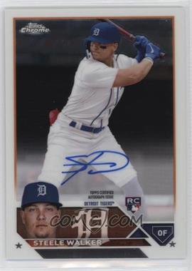 2023 Topps Chrome - Rookie Autographs #RA-SW - Steele Walker