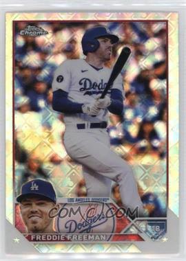 2023 Topps Chrome Logofractor Edition - [Base] #5 - Freddie Freeman