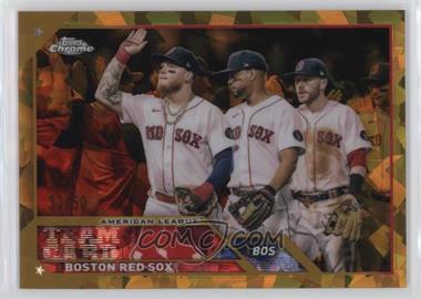 2023 Topps Chrome Sapphire Edition - [Base] - Gold #273 - Boston Red Sox /50