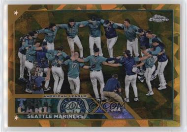 2023 Topps Chrome Sapphire Edition - [Base] - Gold #627 - Seattle Mariners /50