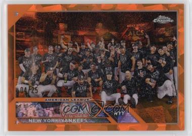2023 Topps Chrome Sapphire Edition - [Base] - Orange #516 - New York Yankees /25