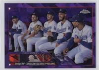 Checklist - Star Power (Dodgers Core Stays Loose Pregame) #/10