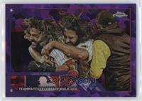 Checklist - Wild West (Teammates Celebrate Walk Off) #/10