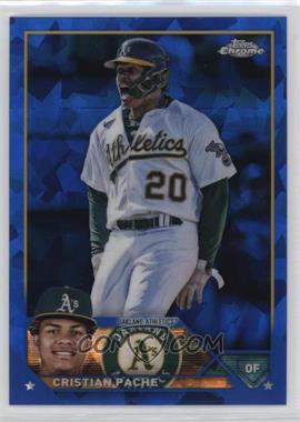 2023 Topps Chrome Sapphire Edition - [Base] #296 - Cristian Pache