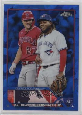 2023 Topps Chrome Sapphire Edition - [Base] #396 - Checklist - Superstar Talk (AL Heavy Hitters Catch Up)