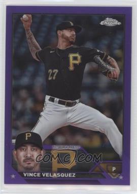 2023 Topps Chrome Update Series - [Base] - Purple Refractor #USC109 - Vince Velasquez /250