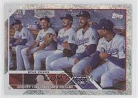 Checklist - Star Power (Dodgers Core Stays Loose Pregame) #/608