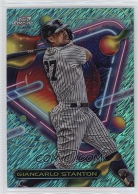 2023 Topps Cosmic Chrome - [Base] - Aqua Equinox Refractor #24 - Giancarlo Stanton /199