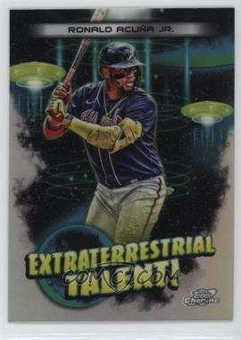 2023 Topps Cosmic Chrome - Extraterrestrial Talent #ET-2 - Ronald Acuña Jr. [EX to NM]