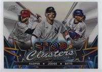 Mookie Betts, Bryce Harper, Aaron Judge