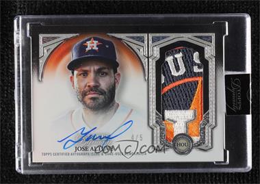 2023 Topps Dynasty - Autographed Patch - Silver #DAP-JA8 - Jose Altuve /5 [Uncirculated]