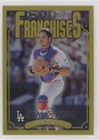 Rare Gold - 1996 Topps Finest Franchise SP - Mike Piazza