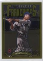Rare Gold - 1996 Topps Finest Franchise SP - Ted Williams