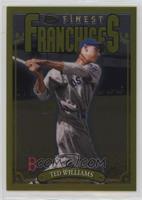 Rare Gold - 1996 Topps Finest Franchise SP - Ted Williams