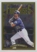 Rare Gold - 1996 Topps Finest Franchise SP - Larry Walker