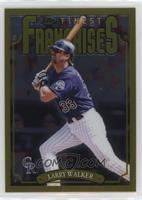 Rare Gold - 1996 Topps Finest Franchise SP - Larry Walker