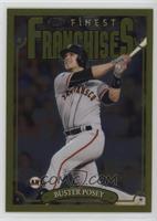 Rare Gold - 1996 Topps Finest Franchise SP - Buster Posey
