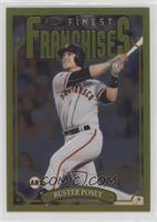 Rare Gold - 1996 Topps Finest Franchise SP - Buster Posey