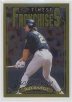 Rare Gold - 1996 Topps Finest Franchise SP - Mark McGwire