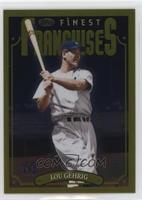 Rare Gold - 1996 Topps Finest Franchise SP - Lou Gehrig