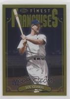 Rare Gold - 1996 Topps Finest Franchise SP - Lou Gehrig