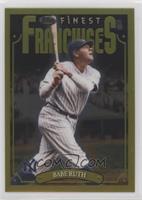 Rare Gold - 1996 Topps Finest Franchise SP - Babe Ruth