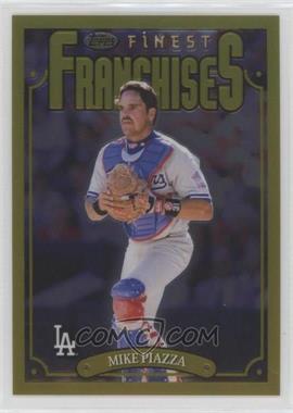 2023 Topps Finest Flashbacks - [Base] #196 - Rare Gold - 1996 Topps Finest Franchise SP - Mike Piazza