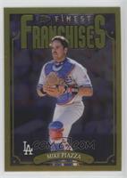 Rare Gold - 1996 Topps Finest Franchise SP - Mike Piazza [EX to NM]