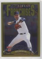 Rare Gold - 1996 Topps Finest Franchise SP - Nolan Ryan