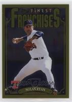 Rare Gold - 1996 Topps Finest Franchise SP - Nolan Ryan