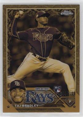 2023 Topps Gilded Collection - [Base] #154 - Rookie Cast in Gold - Taj Bradley /199