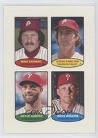 Mike Schmidt, Steve Carlton, Bryce Harper, Rhys Hoskins