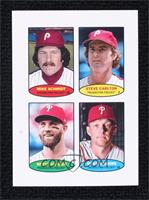 Mike Schmidt, Steve Carlton, Bryce Harper, Rhys Hoskins