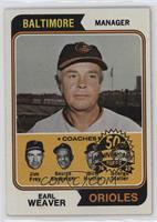 Orioles Coaches (Earl Weaver, Jim Frey, George Bamberger, Billy Hunter, George …