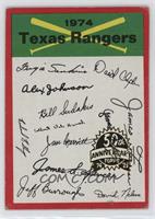 Texas Rangers (Two Stars on Back) [EX to NM]