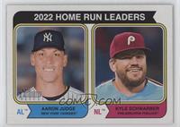 League Leaders - Kyle Schwarber, Aaron Judge