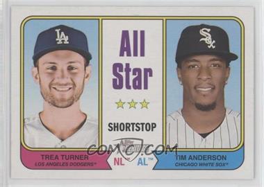 2023 Topps Heritage - [Base] #335 - All Stars - Tim Anderson, Trea Turner