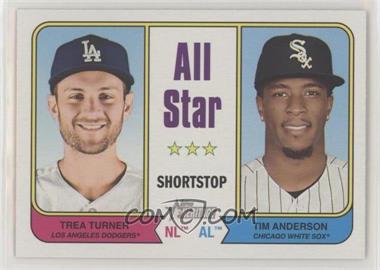 2023 Topps Heritage - [Base] #335 - All Stars - Tim Anderson, Trea Turner