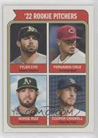 SP - Topps Rookie Stars - Fernando Cruz, Tyler Cyr, Cooper Criswell, Norge Ruiz