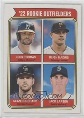 2023 Topps Heritage - [Base] #497 - SP - Topps Rookie Stars - Sean Bouchard, Jack Larsen, Bligh Madris, Cody Thomas