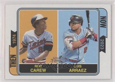 2023 Topps Heritage - Then and Now #TAN-3 - Rod Carew, Luis Arraez