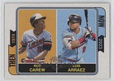 2023 Topps Heritage - Then and Now #TAN-3 - Rod Carew, Luis Arraez