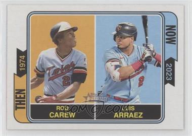 2023 Topps Heritage - Then and Now #TAN-3 - Rod Carew, Luis Arraez