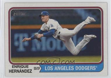 2023 Topps Heritage High Number - [Base] #723 - SP - Enrique Hernández